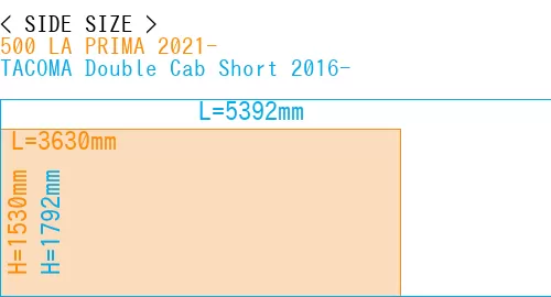 #500 LA PRIMA 2021- + TACOMA Double Cab Short 2016-